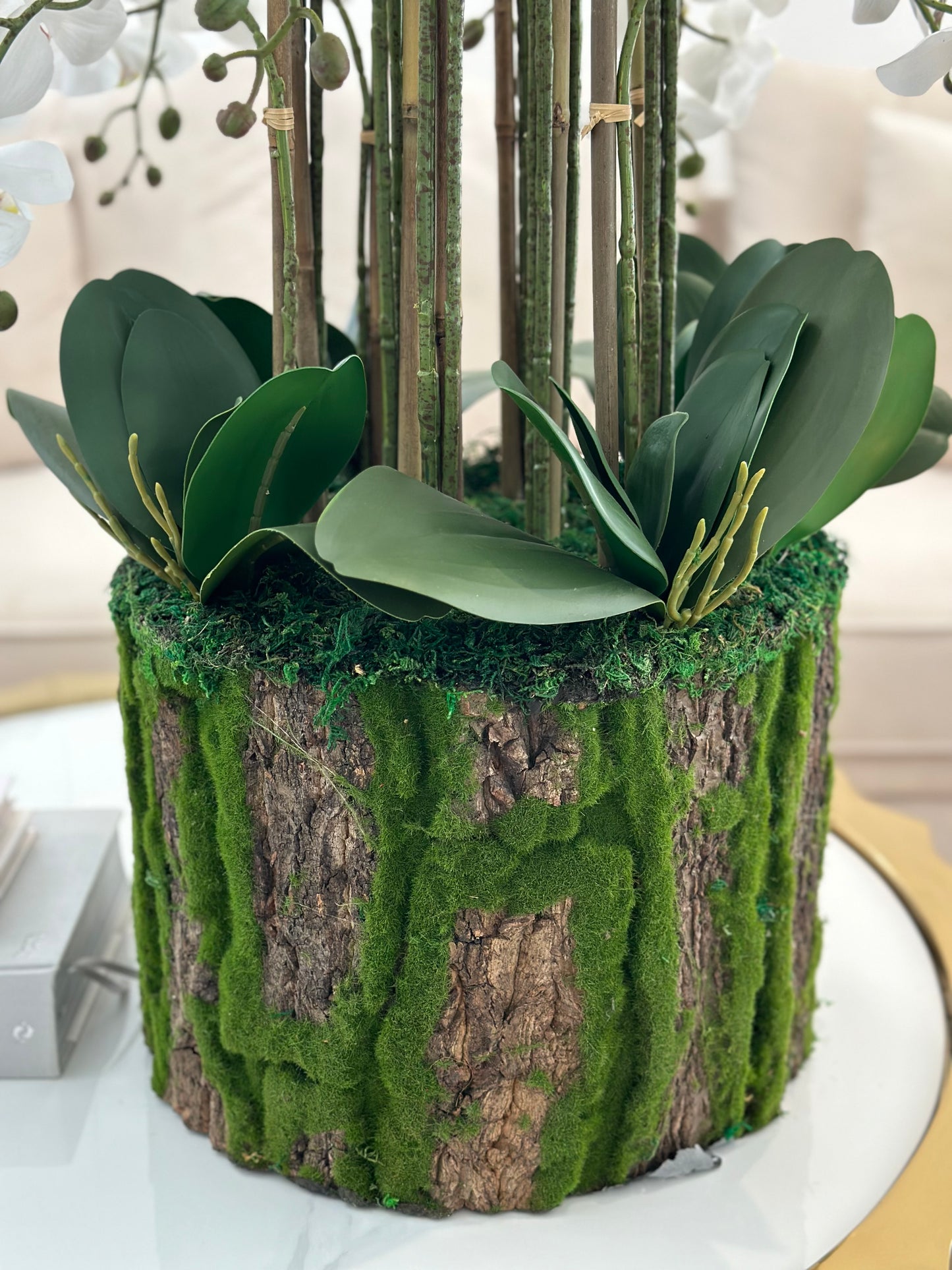 Luxusná 3D orchidea 135 cm x 37 cm