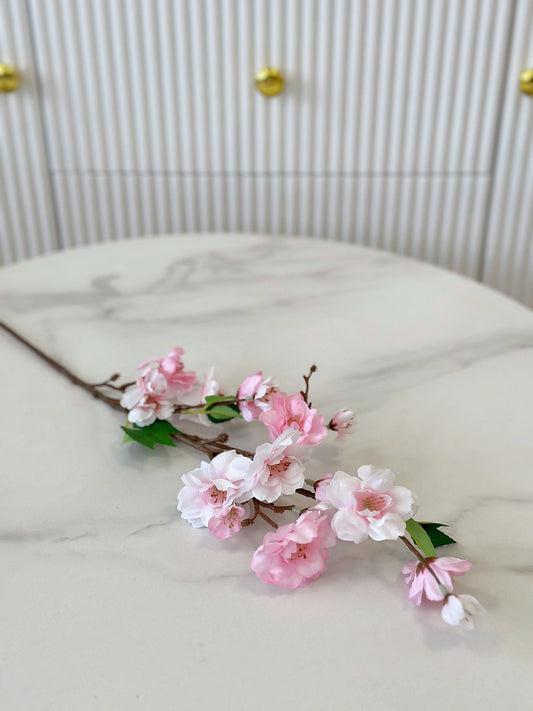 Čerešňový konár baby pink 60 cm