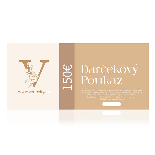 Darčekový poukaz 150€
