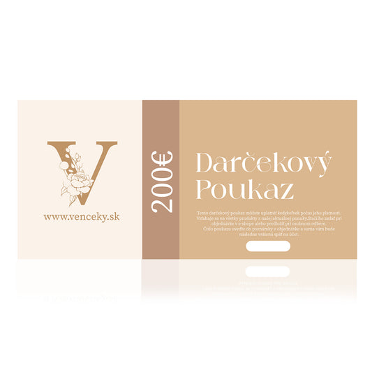 Darčekový poukaz 200€