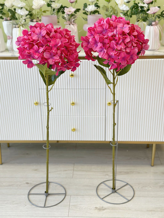 Umelá hortenzia Pink 114 cm x 25 cm -1 kus